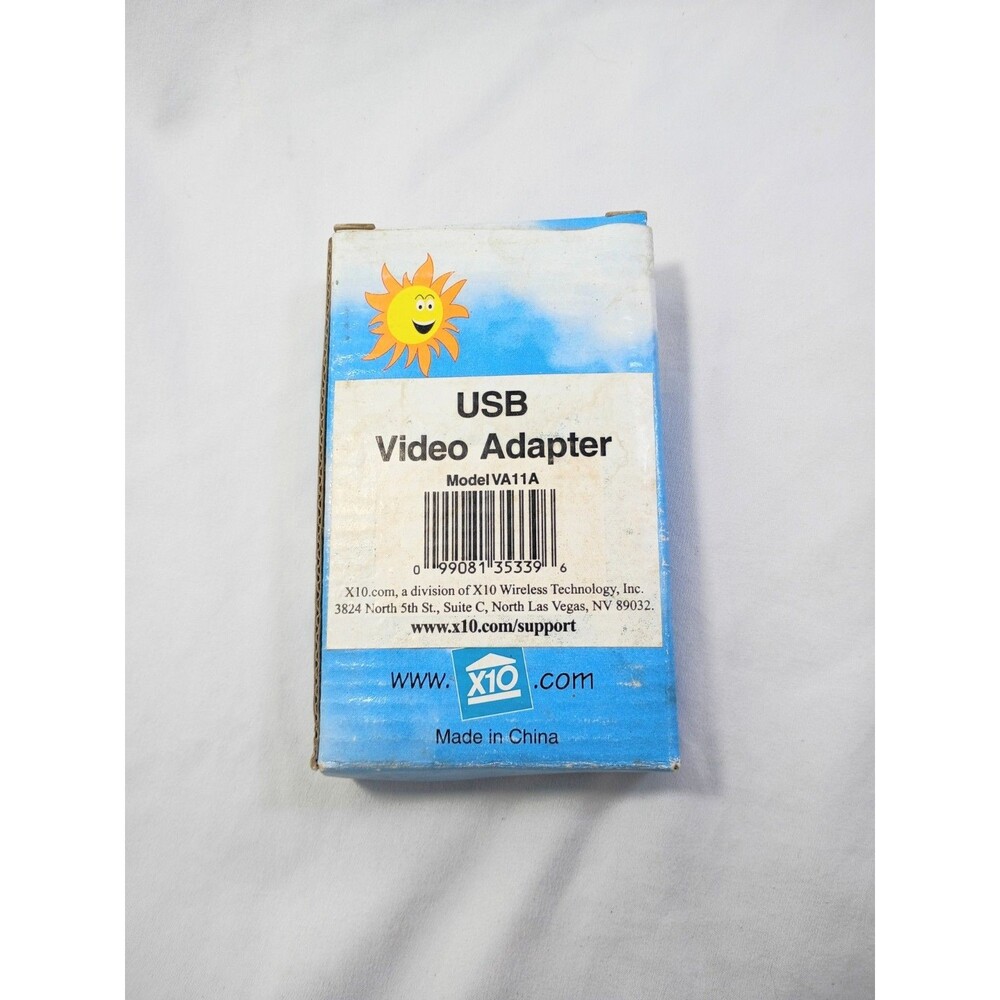 X10 Video To USB Adapter Model VA11A